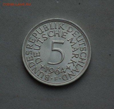 5 марок 1964 Западная Германия (ФРГ) до 25.03 в 22-00 по МСК - DSCF3073.JPG