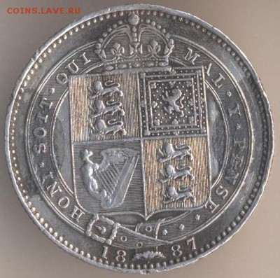 1 шиллинг 1890 Великобритания, оценка - 165