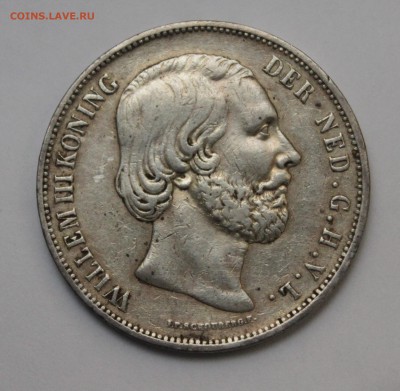 Нидерланды, 2,5 гульдена 1870 до 26.03 в 22.30 - гульден1