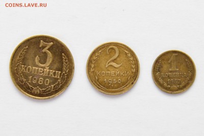 Разновиды    2 к 1950, 3 к 1980.   1 к 1967. - MIR_5613.JPG