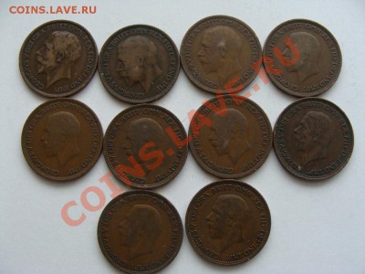 2 пенни Георг V 10шт. до 07.02.2011 - 2