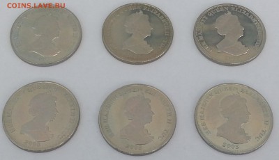 Тристан да Кунья 2008 корабли королевского флота 6 монет - Тристан да кунья аверс 6 монет снимок под наклоном