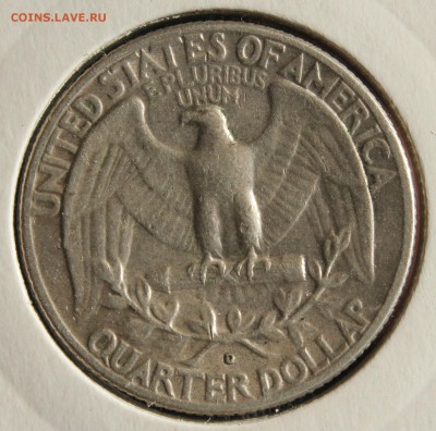 С 1 руб. USA  QUARTER DOLLAR 1963г. до 30.3 в 22-00 - IMG_5135.JPG