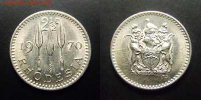 МОНЕТЫ МИРА 03-17 - Родезия – 2,5 цента (1970) №2