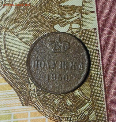Полушка 1856 год ЕМ - Полушка 1856 год.5