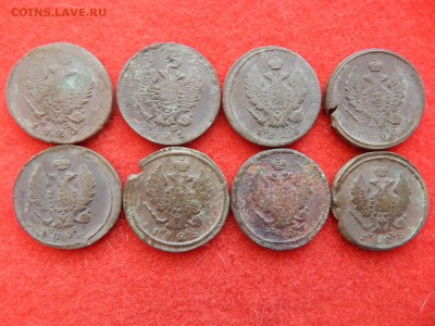 2 копейки А-1 без повтора 8 шт. с 1820по1828г. - DSCN1419[1].JPG