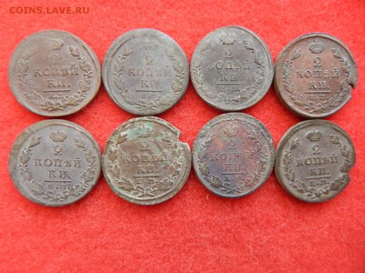 2 копейки А-1 без повтора 8 шт. с 1820по1828г. - DSCN1417[1].JPG