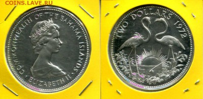 Британское Содружество. Елизавета II. - Bahama 2$ 1972