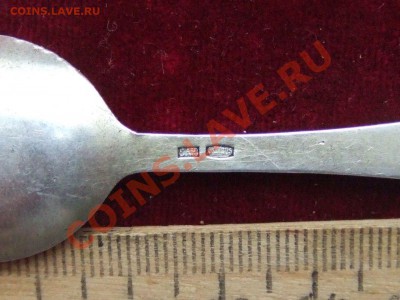 СЕРЕБРЯННАЯ ЛОЖЕЧКА С ЭМАЛЬЮ.875пр.ВЕС-16гр. - лож с эм-2