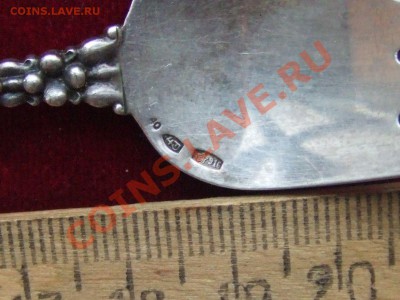 СЕРЕБРЯННАЯ ДЕССЕРТНАЯ ВИЛКА.КРАСИВАЯ!916пр. ВЕС-25гр. - вилка-2