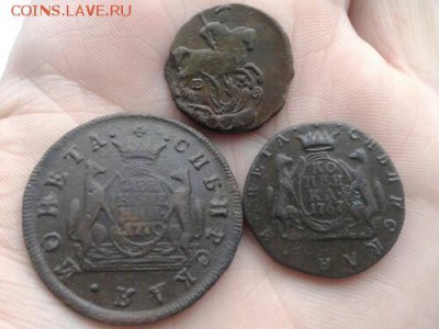 1 копейка 1767 к.м,2 копейки 1770 к.м,денга 1790 е.м. - q4