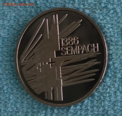 5 франков 1986 Швейцария до 28.03.17 в 22:00 - sem22