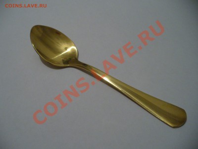 Ложка кофейная позолота 24kt (999) до 09.02 в 22.00мск - P1100860.JPG