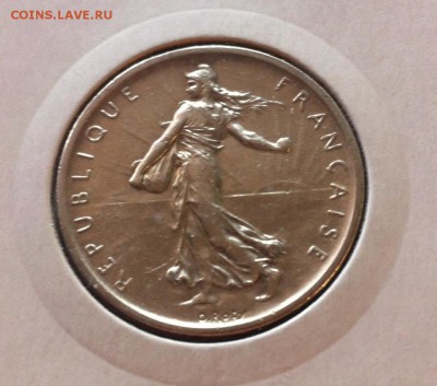 5 франков 1960г. , Франция , Ag835 , до 01.04.17г. - 5фр-1960