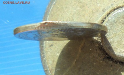 1 рубль 2016, чекан вне кольца, заусенец - DSC00695.JPG
