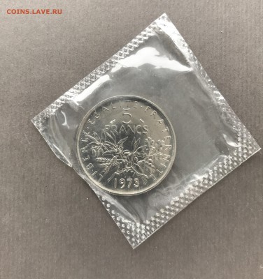 Франция, 5 Франков, 1973г., UNC, KM# 926а.1 - IMG_0160.JPG