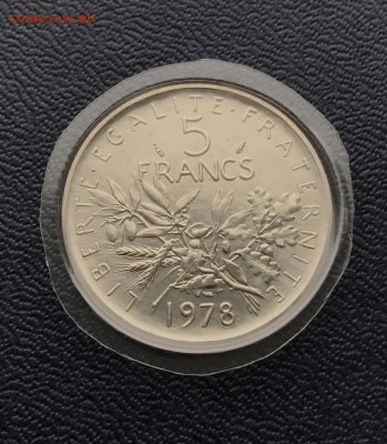 Франция, 5 Франков, 1978г., UNC, KM# 926а.1 - IMG_0495.JPG