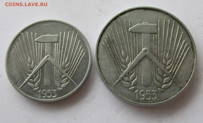 ГДР 1, 5, 10 пфеннигов 1952-53 Е. ХОРОШИЕ. Предпродажные. - 030.JPG