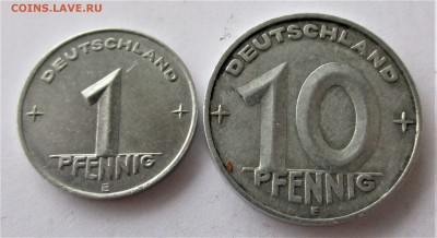 ГДР 1, 5, 10 пфеннигов 1952-53 Е. ХОРОШИЕ. Предпродажные. - 029.JPG