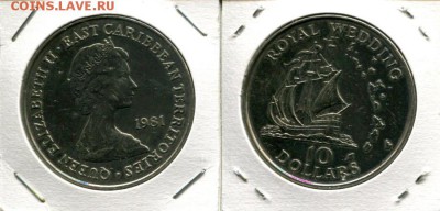 Британское Содружество. Елизавета II. - ECT 10$ 1981 RWed