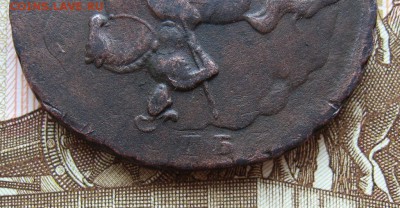 2копейки 1757г  Красивый перечекан - 14е