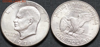 США 1 доллар 1971 лунный   28.03 - США 1 доллар 1971 лунный.JPG