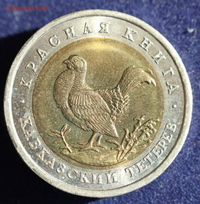КРАСНАЯ КНИГА 50 руб.1993г. КАВКАЗСКИЙ ТЕТЕРЕВ  до 3.04. - IMG_5332.JPG