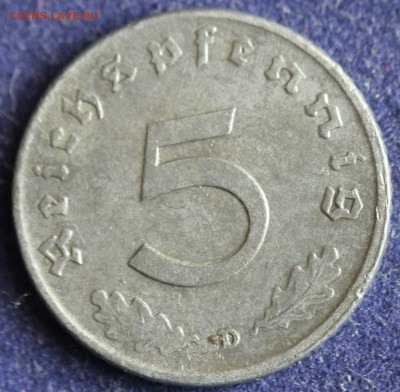 С 1 руб.ГЕРМАНИЯ под СОЮЗНИКАМИ 5пф. 1947г."D" до 2.04 - IMG_5365.JPG