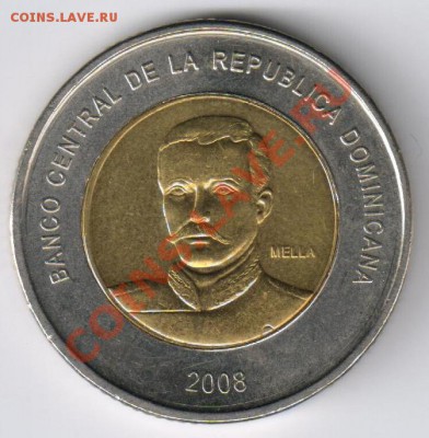 ДОМИНИКАНА 10 песо до 11.02.2011г 21-00 по МСК - Доминикана 10 песо