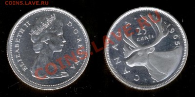 25,50¢,1$ Канада 1965г Серебро до 11.02.2011г МСК 22:00 - Изображение 285