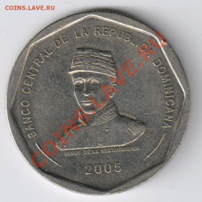 ДОМИНИКАНА 25 песо до 11.02.2011г 21-00 по МСК - Доминикана 25 песо