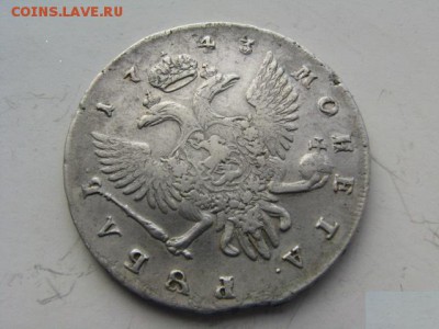 Рубль 1743 СПБ подлинность и оценка - Рубль 1743-2