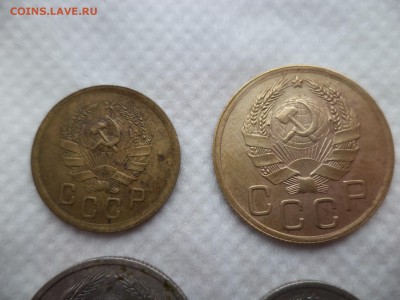 Лот из 4 монет 1935 года НОВОГО образца (2, 3, 10, 20 коп) - DSC06034.JPG