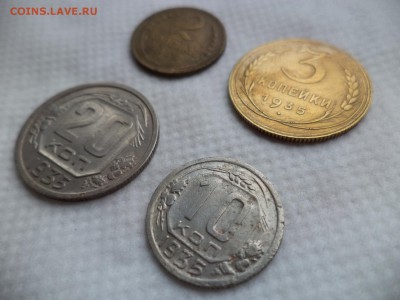 Лот из 4 монет 1935 года НОВОГО образца (2, 3, 10, 20 коп) - DSC06031.JPG