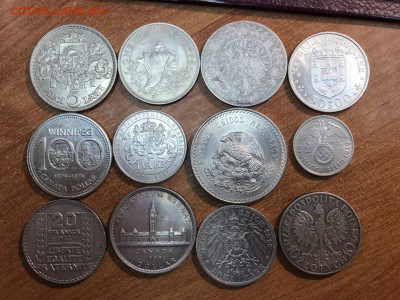 ИНОСТРАННЫЕ МОНЕТЫ СЕРЕБРО? 22шт - uxJCuJq63_Y