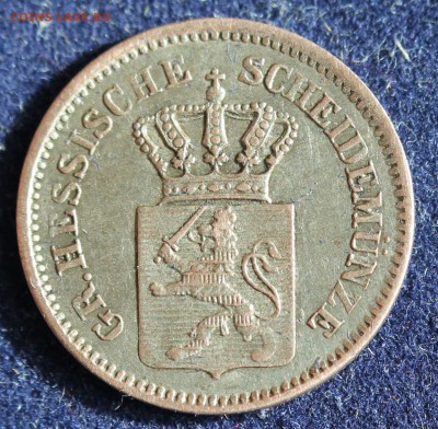 С 1 руб. HESSEN-DARMSTADT 1 Kreuzer 1866г. LUDWIG II до 3.04 - IMG_5275.JPG