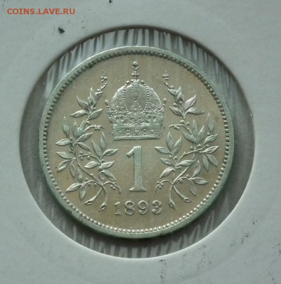 1 крона 1893 Австро-Венгрия до 01.04 в 22-00 по МСК - DSCF3622.JPG