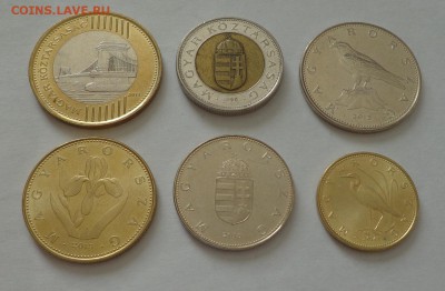 ВЕНГРИЯ - набор ходячки 6 монет 2 БИМа до 4.04, 22.00 - Венгрия - набор ходячки 6 монет1