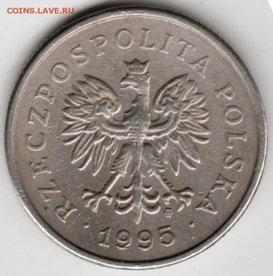 Польша 1 злотый 1995 г. до 24.00 04.04.17 г. - Scan-170327-0003