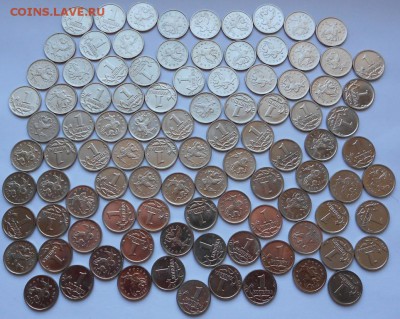 1 копейка 2009м, 105 штук, до 22.00мск 02.04.17 - 300317 002