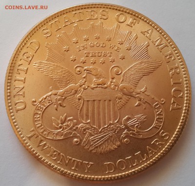 20$ долларов 1907г., золото. 33.40г - 20170330_062952