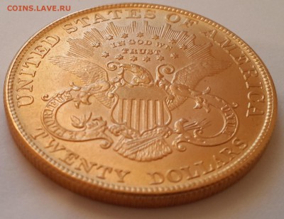 20$ долларов 1907г., золото. 33.40г - 20170330_063020