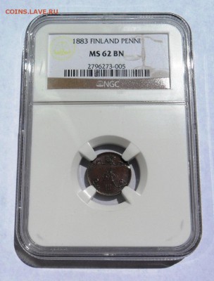 Оценка. Александр III. Пенни 1883. MS62BN NGC - 1883_P_MS62BN_2796273005_A.JPG