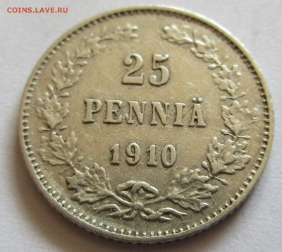 Царская ФИНЛЯНДИЯ 25 пенни 1910. НЕЧАСТАЯ. - 057.JPG