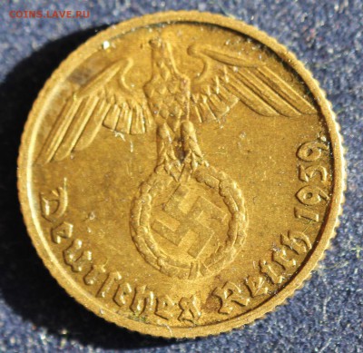С 1 руб. III-й РЕЙХ 5 пфеннигов 1939г."В" БРОНЗА до 5.04 - IMG_5392.JPG