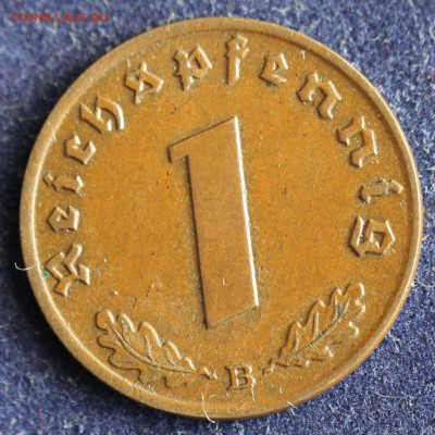 С 1 руб. III-й РЕЙХ 1 пфенниг 1938г."B" БРОНЗА до 5.04 в 22 - IMG_5373.JPG