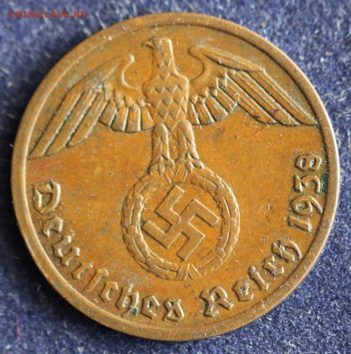 С 1 руб. III-й РЕЙХ 1 пфенниг 1938г."А" БРОНЗА до 5.04 в 22 - IMG_5372.JPG