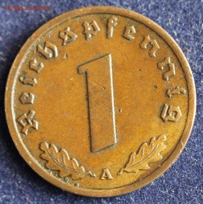 С 1 руб. III-й РЕЙХ 1 пфенниг 1938г."А" БРОНЗА до 5.04 в 22 - IMG_5371.JPG
