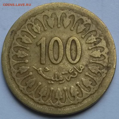 Тунис 100 киллинов1983г   до 5.04.17. 22.00 - 2