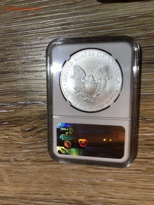 США 1 Доллар 2010 в слабе NGC MS 69 - Eagle